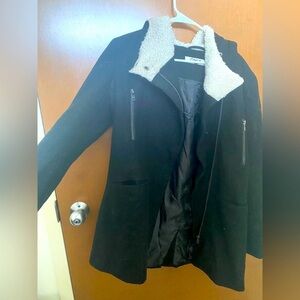 Woollen black jacket/coat - British brand called -ONLY